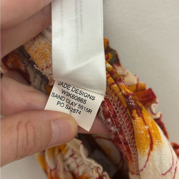 Band of the Free Viscose Floral Maxi Skirt in Warm Floral - Size XS - Picture 7 of 7